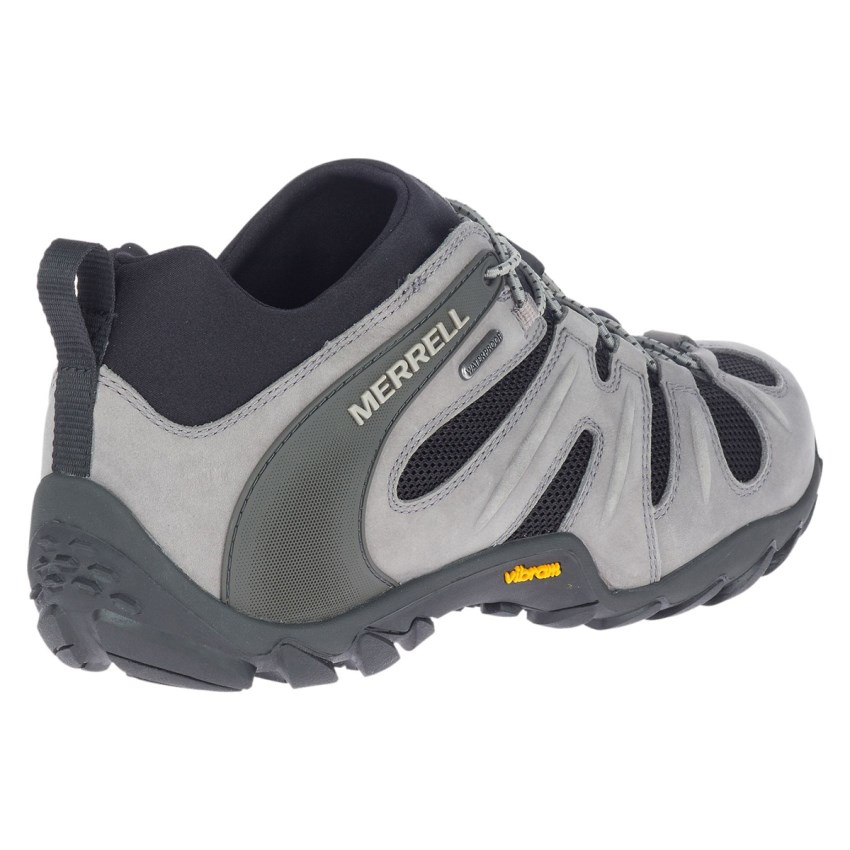 Chaussures Randonnée Merrell Chameleon 8 Stretch Waterproof Grise Homme | H.K.JRQD